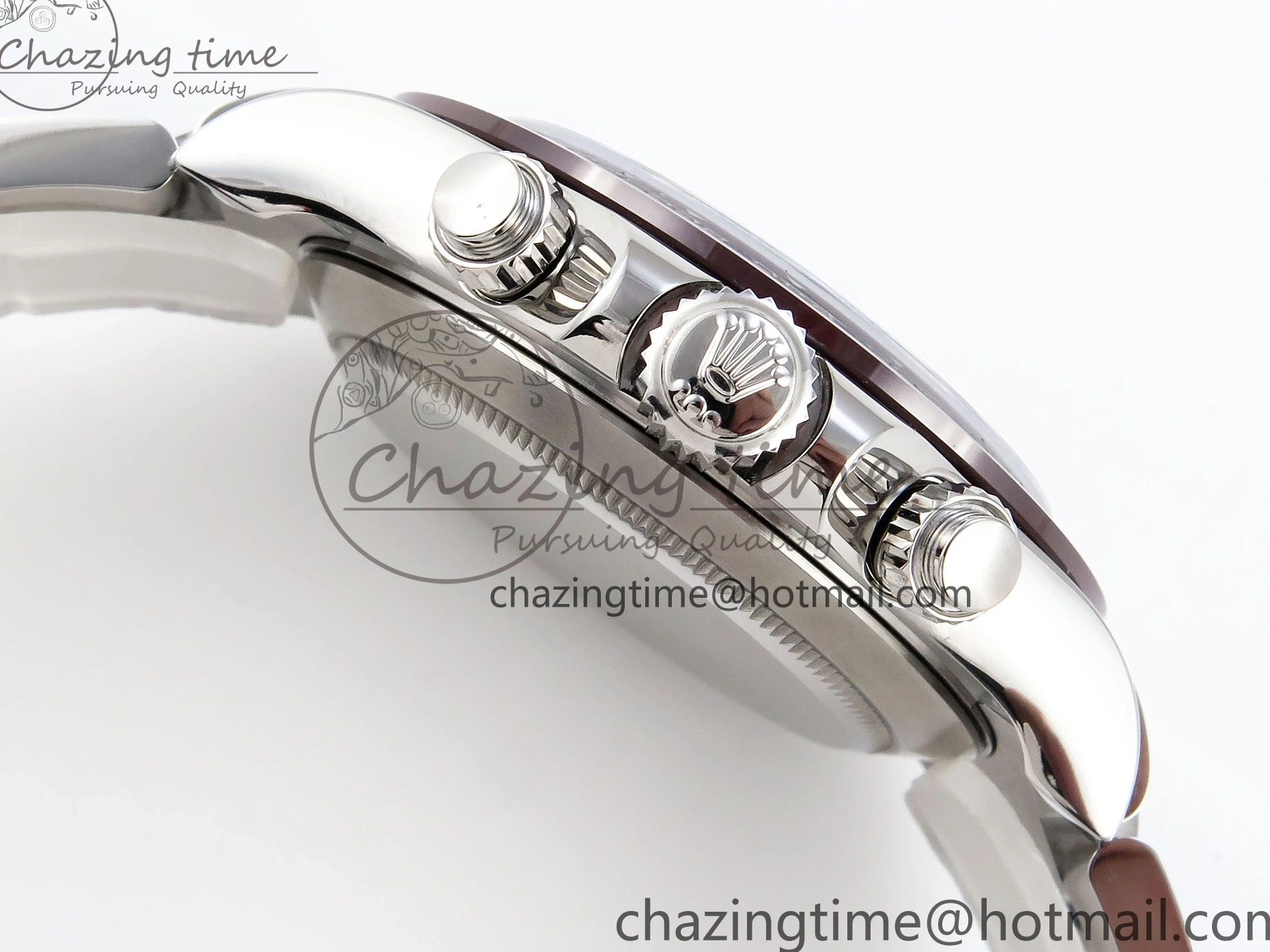 0418 TimelessDesign DAYTONA 116506 SS OMF BEST EDITION ICE BLUE DIAL ON SS BRACELET A7750 (SLIM MOVEMENT) 1811